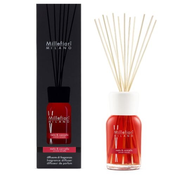 Millefiori Milano Reed Diffuser 250 ml - Mela & Cannella Millefiori Milano Reed Diffuser 250 ml - Mela & Cannella